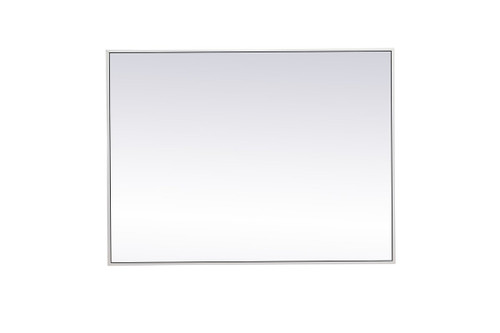 Monet White Rectangular Mirror (MR42736WH)