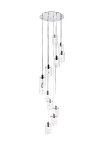 Hana 12 Lights Chrome Pendant (5202D22C)