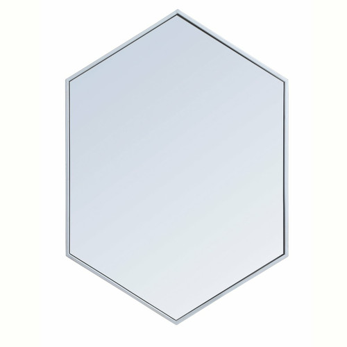 Monet Silver Hexagon Mirror (MR4424S)