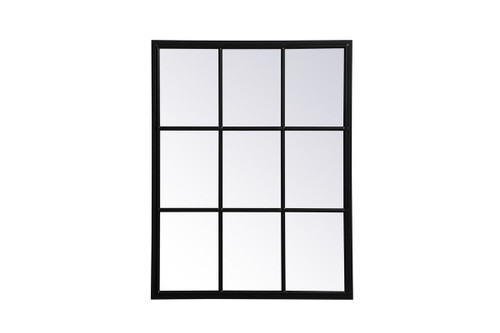 Motif Black Windowpane Mirror (MR622836BK)