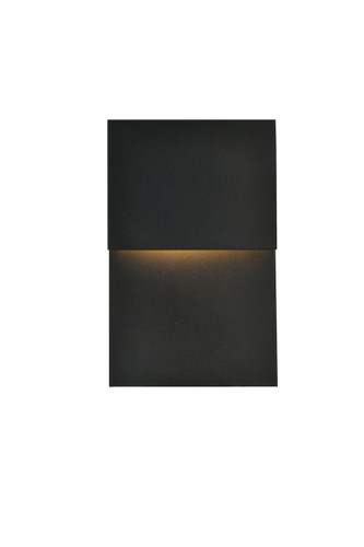 Raine Integrated LED Outdoor Black Wall Sconce (LDOD4029BK)