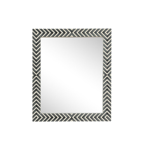 Rectangular Mirror 32X27 Inch In Chevron (MR52732)