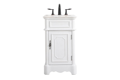 Francis 19" Single Antique White Bathroom Vanity (VF30419AW)