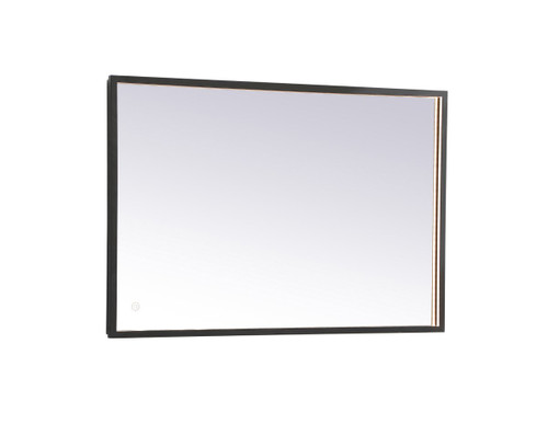 Pier LED Black Rectangular Mirror (MRE62040BK)