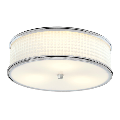 Prism Flush Mount Light - Polished Nickel (5665-PN-WG)