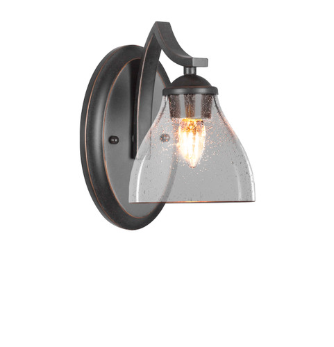 Zilo 1 Light Wall Sconce In Dark Granite (551-DG-4760)