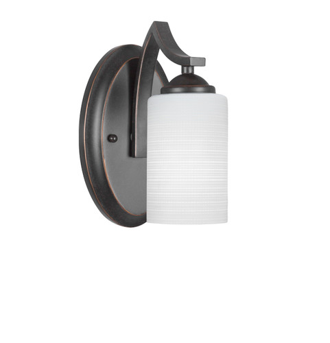 Zilo 1 Light Wall Sconce In Dark Granite (551-DG-4061)