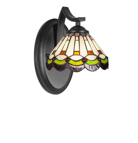 Zilo 1 Light Wall Sconce In Matte Black (551-MB-9395)