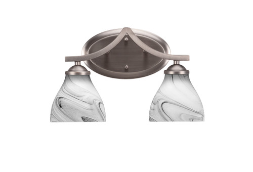 Zilo 2 Light Vanity Light In Graphite (552-GP-4769)