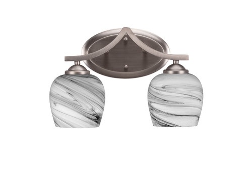 Zilo 2 Light Vanity Light In Graphite (552-GP-4819)