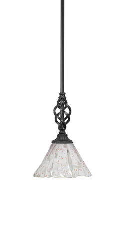 Elegante 1 Light Mini Pendant In Matte Black (80-MB-7195)