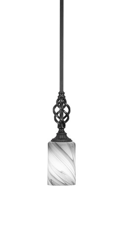 Elegante 1 Light Mini Pendant In Matte Black (80-MB-3009)