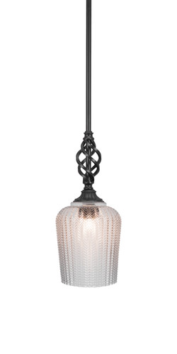 Elegante 1 Light Mini Pendant In Matte Black (80-MB-4280)