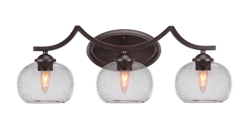 Zilo 3 Light Vanity Light In Dark Granite (553-DG-202)