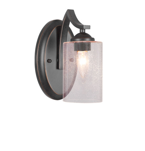 Zilo 1 Light Wall Sconce In Dark Granite (551-DG-300)