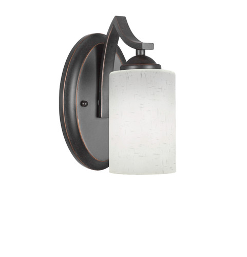 Zilo 1 Light Wall Sconce In Dark Granite (551-DG-310)