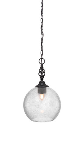 Elegante 1 Light Pendant In Matte Black (82-MB-4372)