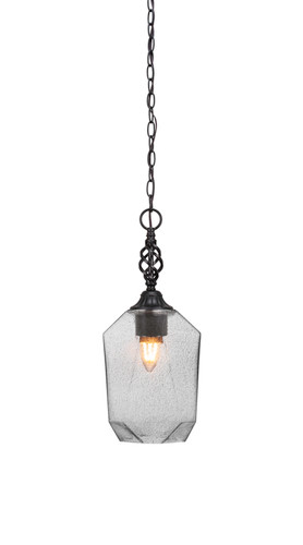 Elegante 1 Light Pendant In Matte Black (82-MB-4462)