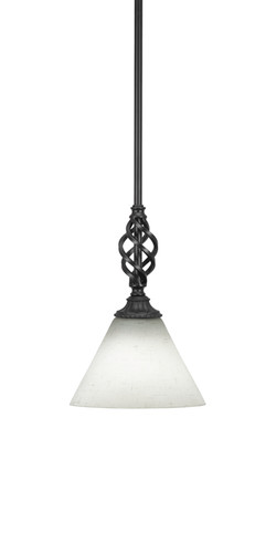Elegante 1 Light Mini Pendant In Matte Black (80-MB-312)