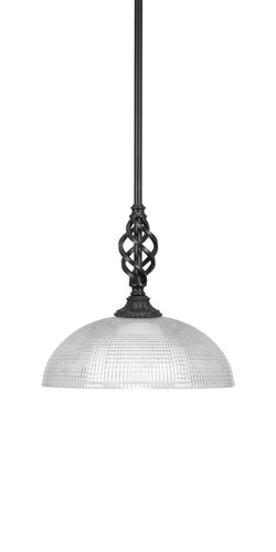 Elegante 1 Light Mini Pendant In Matte Black (80-MB-540)