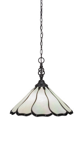 Elegante 1 Light Pendant In Matte Black (82-MB-912)