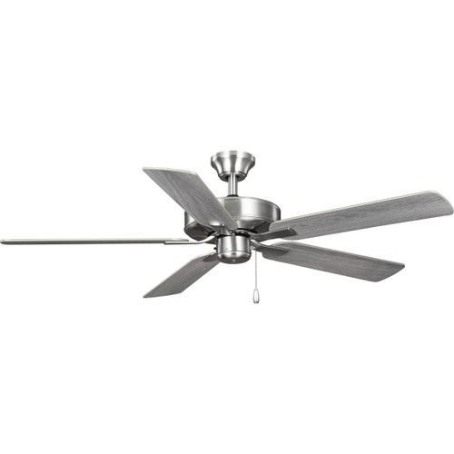 AirPro 52 in. Brushed Nickel 5-Blade AC Motor Transitional Ceiling Fan (P250080-009)