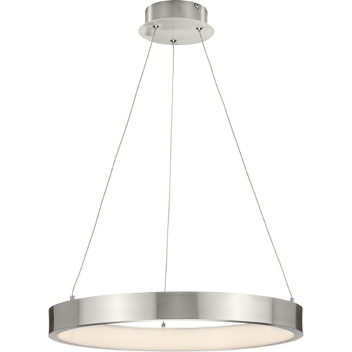 Inverse LED Collection Modern Brushed Nickel Pendant (P500369-009-30)