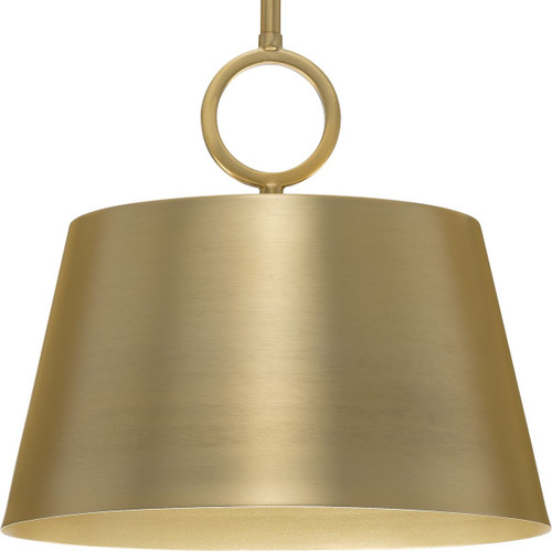 Parkhurst Collection One-Light New Traditional Brushed Bronze Metal Pendant Light (P500367-109)