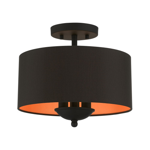 Sentosa 3 Light Black Semi-Flush Mount (45611-04)