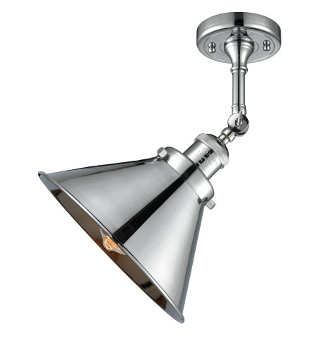 Briarcliff 1 Light Semi-Flush Mount In Polished Chrome (201F-Pc-M10-Pc)