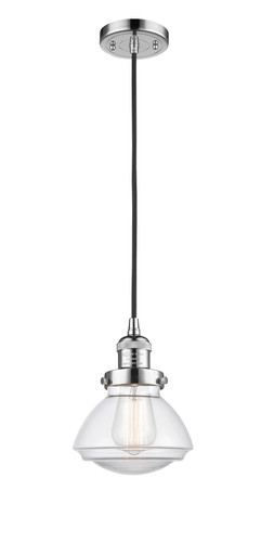 Olean 1 Light Mini Pendant In Polished Chrome (201C-Pc-G322)