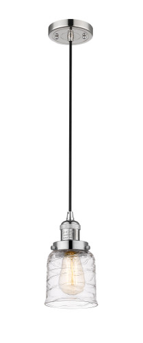 Bell 1 Light Mini Pendant In Polished Nickel (201C-PN-G513)