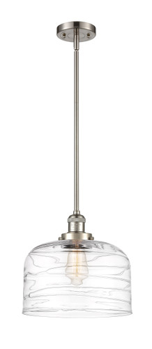 Bell 1 Light Mini Pendant In Brushed Satin Nickel (201S-SN-G713-L)