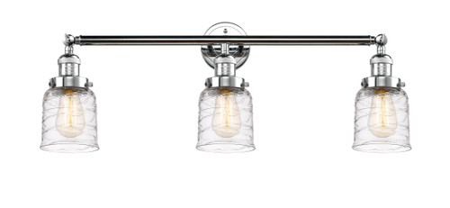 Bell 3 Light Vanity In Polished Chrome (205-PC-G513)