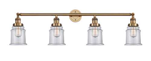 Canton 4 Light Vanity In Brushed Brass (215-BB-G182)