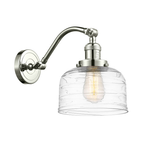 Bell 1 Light Sconce In Polished Nickel (515-1W-PN-G713)