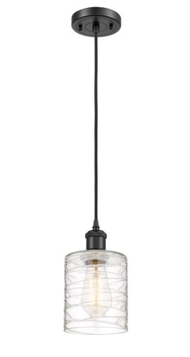 Cobbleskill 1 Light Mini Pendant In Matte Black (516-1P-BK-G1113)