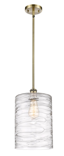 Cobbleskill 1 Light Mini Pendant In Antique Brass (516-1S-AB-G1113-L)