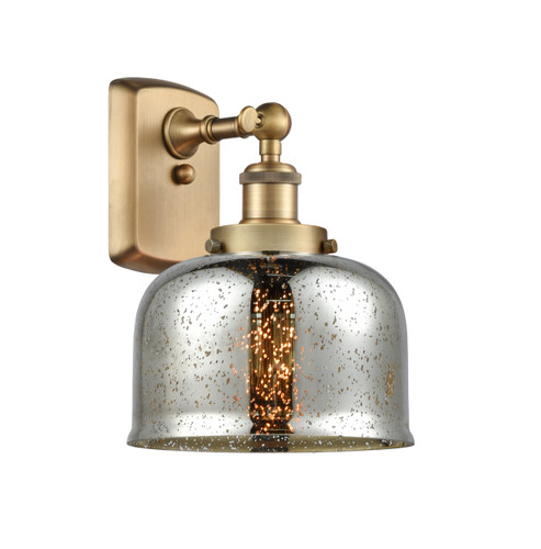 Bell 1 Light Sconce In Brushed Brass (916-1W-BB-G78)