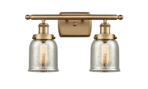 Bell 2 Light Vanity In Brushed Brass (916-2W-BB-G58)