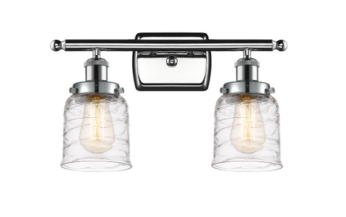 Bell 2 Light Vanity In Polished Chrome (916-2W-PC-G513)