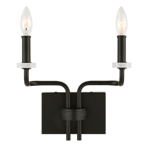 Ebony Elegance 2 Light Sconce (22551)