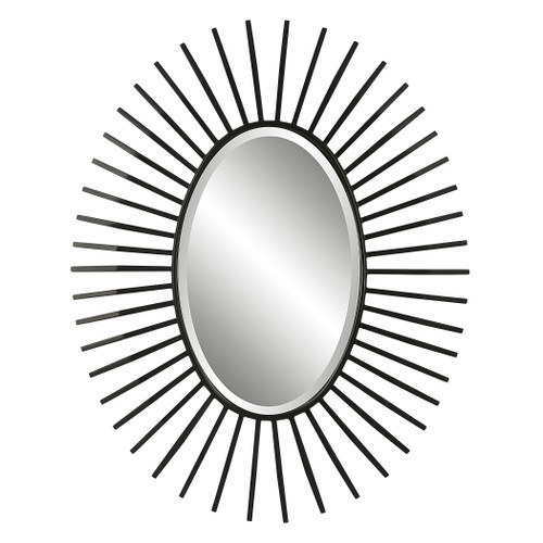 Starstruck Black Oval Mirror (09800)