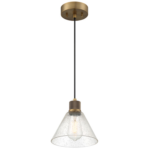 Port Nine Martini Ant Brushed Brass Martini LED Pendant (63140LEDDLP-ABB/SDG)