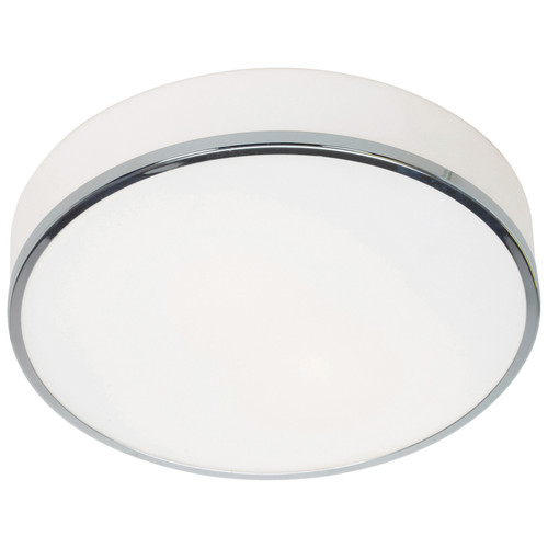 Aero Brushed Steel Flush Mount (20672-BS/OPL)