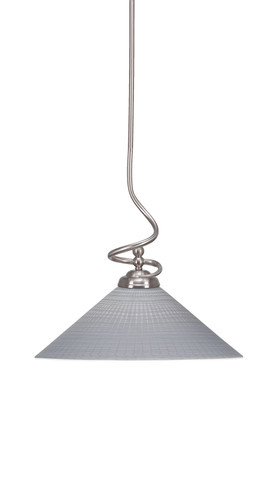 Capri 1 Light Pendant In Brushed Nickel (900-BN-4012)