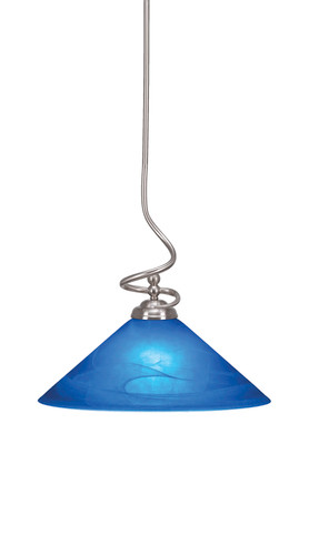 Capri 1 Light Pendant In Brushed Nickel (900-BN-415)