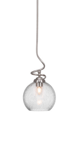 Capri 1 Light Pendant In Brushed Nickel (900-BN-4352)