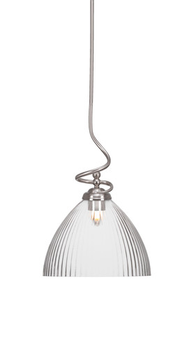 Capri 1 Light Pendant In Brushed Nickel (900-BN-4630)