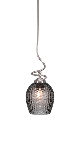 Capri 1 Light Pendant In Brushed Nickel (900-BN-4902)
